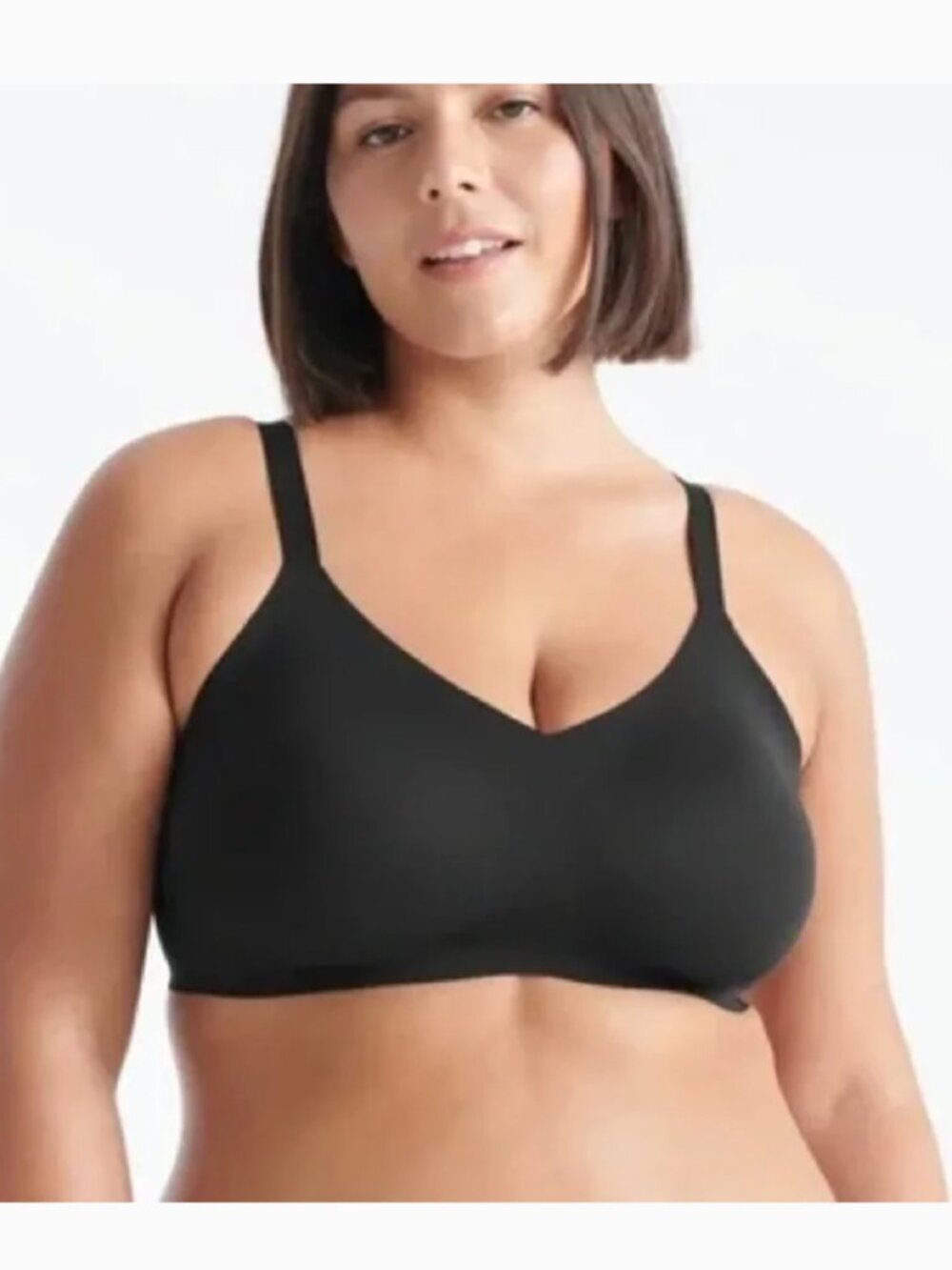 KNIX Padded V-neck Evolution wireless black bra New